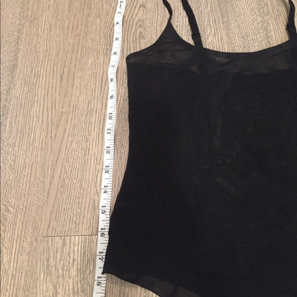 New Black Sheer Mesh Shaping Bodysuit NWOT - Picture 7 of 16